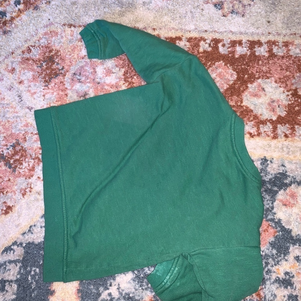 H&M Boys Green New York City Crewneck Sweatshirt Size 12-18 MOS boys - Picture 3 of 4